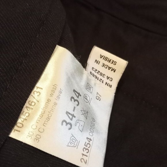 DRYKORN - Stretch cotton striped pants Sz34 - Picture 12 of 12